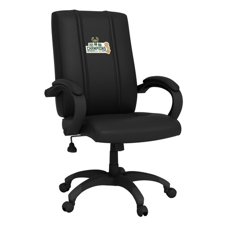 Dreamseat Office Chair 1000 with Milwaukee Bucks 2021 Champions Logo XZOC1000-PSNBA31053